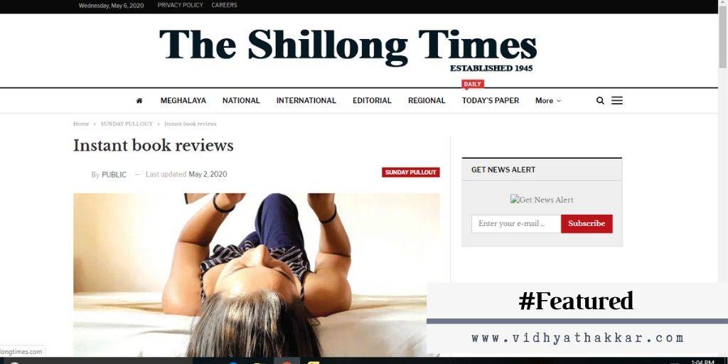 Read more about the article Featured in Shillong Times