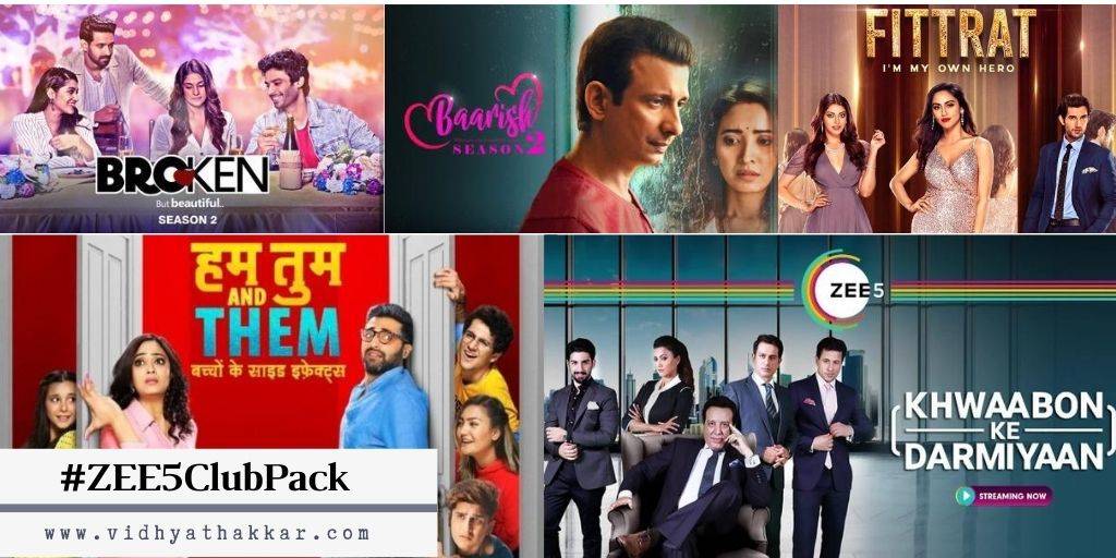 Read more about the article Love Watching Romance & Drama? Here are the 5 Most-Loved Zindagi Shows and Shows & ZEE5-Alt Balaji Originals shows with the ZEE5 Club Pack