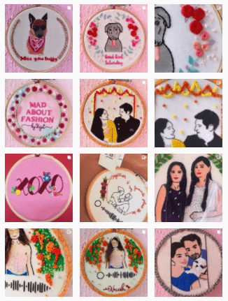 xoxo by sakshi, embroidary gifts, decor, gifting, personalized gifting