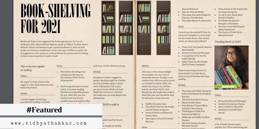Read more about the article Featured in Social Ketchup Magazine – All about Book Shelving for 2021