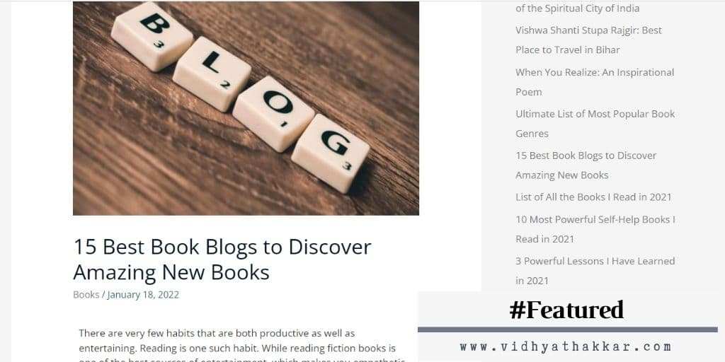 Read more about the article Featured on Expords amongst 15 Best book Blogs