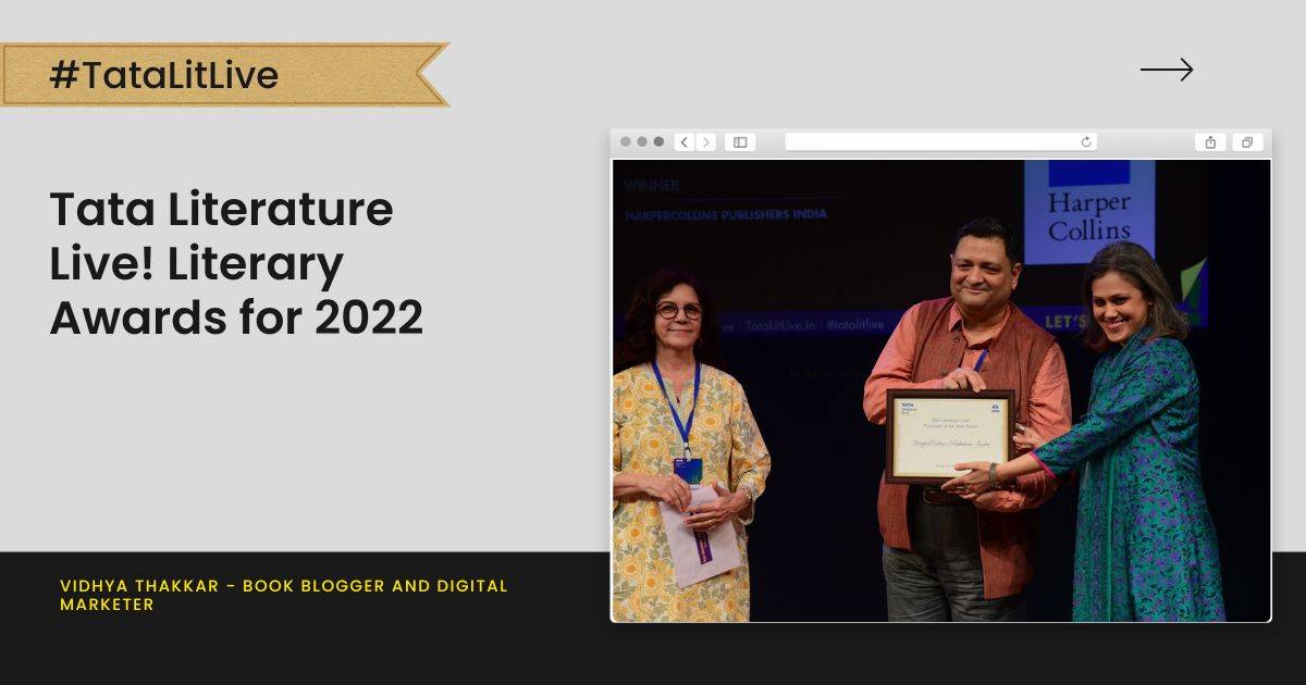 You are currently viewing Tata Literature Live! Literary Awards for 2022 Announced
