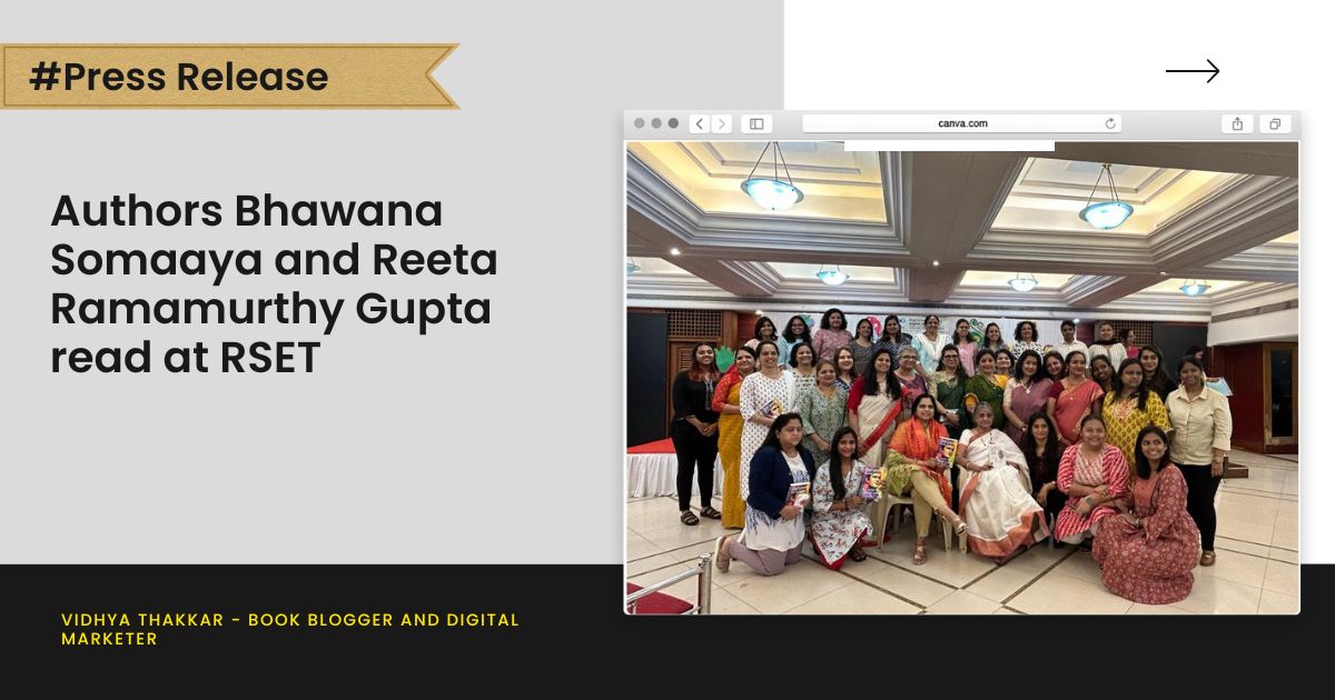 Read more about the article Authors Bhawana Somaaya and Reeta Ramamurthy Gupta read at RSET